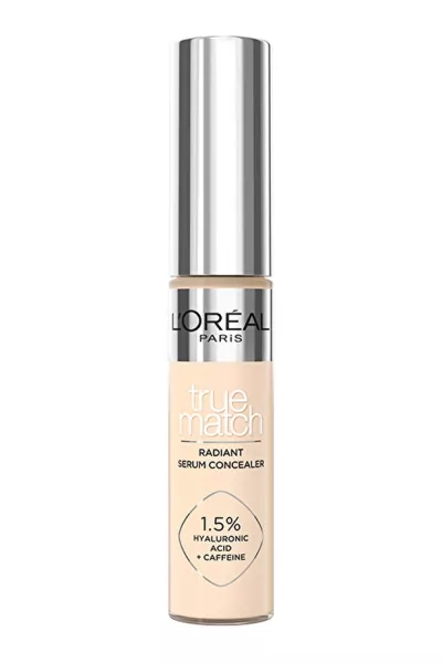 خرید و قیمت کانسیلر سرمی روشن‌کننده 1.5N رنگ بژ روشن طبیعی با پوشش یکدست L'Oreal Paris لورال پاریس اصل