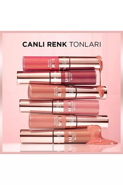  تصویر 3 : رژگونه مایع 630 Glowy True Rose صورتی درخشان با جلوه‌ای طبیعی لورال پاریس L'Oreal Paris 