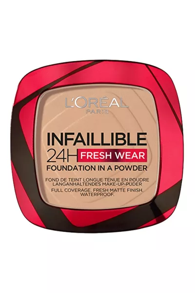 خرید و قیمت پنکک فوندیشن ۲۴ ساعته با پوشش طبیعی شماره 120 Vanilla وانیلی L'Oreal Paris لورال پاریس اصل