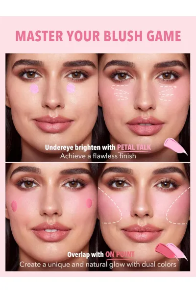  تصویر 1 : رژگونه رنگ پتال تالک Petal Talk شیگلم Sheglam 