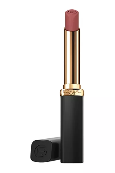 خرید و قیمت رژ لب مات حجم‌دهنده 570 Worth It Intense، صورتی جذاب و بادوام L'Oreal Paris لورال پاریس اصل