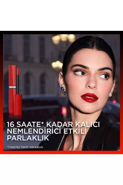  تصویر 7 : رژ لب مایع براق با ماندگاری طولانی 600 Le Nu Rose صورتی لورال پاریس L'Oreal Paris 
