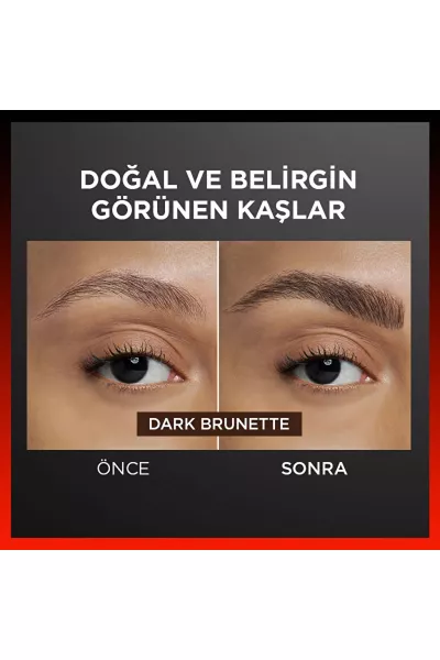  تصویر 2 : مداد ابرو Dark Brunette قهوه‌ای تیره با نوک فوق‌العاده ظریف لورال پاریس L'Oreal Paris 