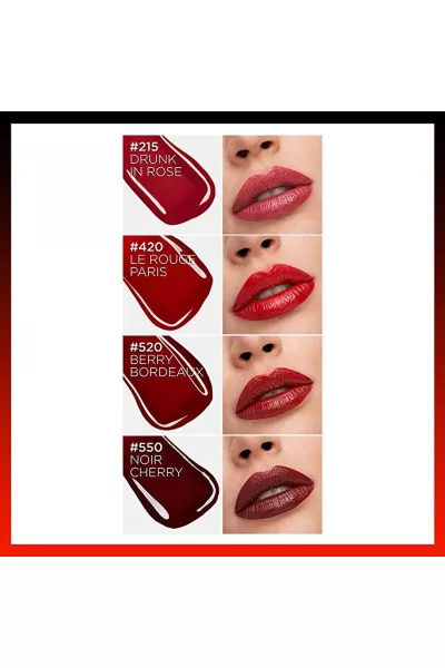  تصویر 9 : رژ لب مایع براق و بادوام 635 Worth It Medium صورتی جذاب لورال پاریس L'Oreal Paris 