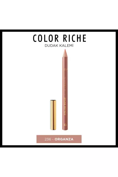 خرید و قیمت مداد لب 236 Organza بژ روشن با بافت نرم و ماندگار برای فرم‌دهی دقیق لب L'Oreal Paris لورال پاریس اصل