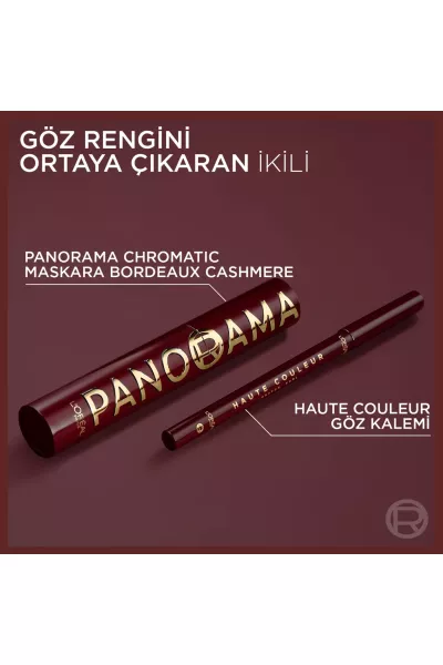 تصویر 6 : ریمل پانوراما Bordeaux Cashmere شرابی کشمیر با جلوه‌ای پرپشت لورال پاریس L'Oreal Paris 
