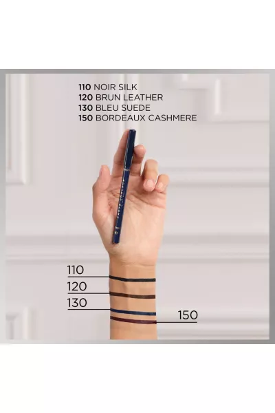  تصویر 5 : مداد چشم 110 Noir Silk مشکی؛ نرم دقیق و ماندگار برای آرایش چشم لورال پاریس L'Oreal Paris 