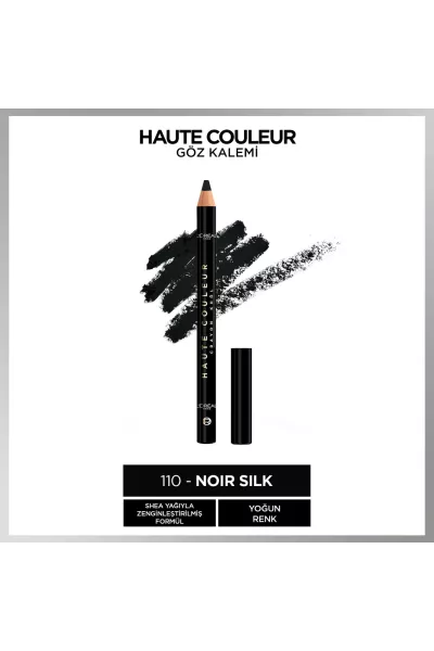 خرید و قیمت مداد چشم 110 Noir Silk، مشکی؛ نرم، دقیق و ماندگار برای آرایش چشم L'Oreal Paris لورال پاریس اصل