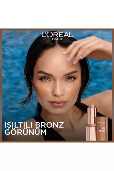  تصویر 6 : برنزر استیکی لومی استیک شماره ۱۳۰ Sunset Dore قهوه‌ای روشن لورال پاریس L'Oreal Paris 