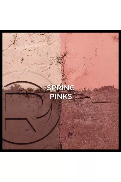  تصویر 2 : پالت سایه چشم و رژگونه چهاررنگ 01 Spring Pinks با طیف صورتی بهاری لورال پاریس L'Oreal Paris 