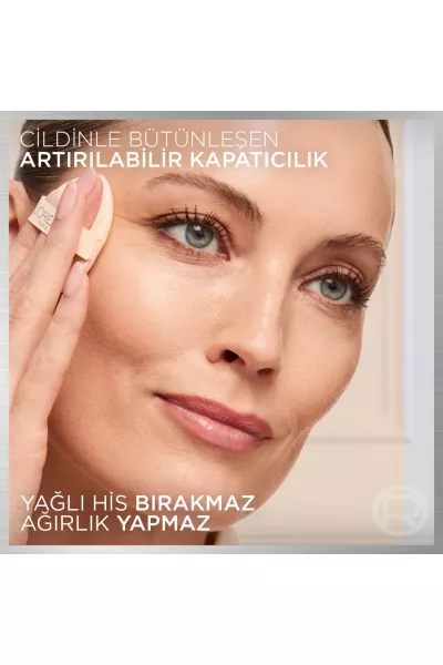  تصویر 6 : کرم پودر بالم رنگی آبرسان Very Light رنگ خیلی روشن با پوشش طبیعی لورال پاریس L'Oreal Paris 