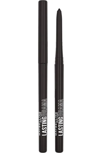  تصویر 1 : خط چشم خودکار لستینگ دراما Midnight Black رنگ مشکی ماندگار Lasting Drama Automatic Eyeliner Midnight Black میبلین نیویورک Maybelline New York 