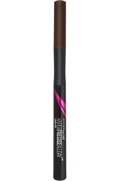  تصویر 1 : خط چشم مویی هایپر پریسایز 710 Forest Brown قهوه‌ای دقیق و ماندگار Hyper Precise All Day Eyeliner 710 Forest Brown میبلین نیویورک Maybelline New York 