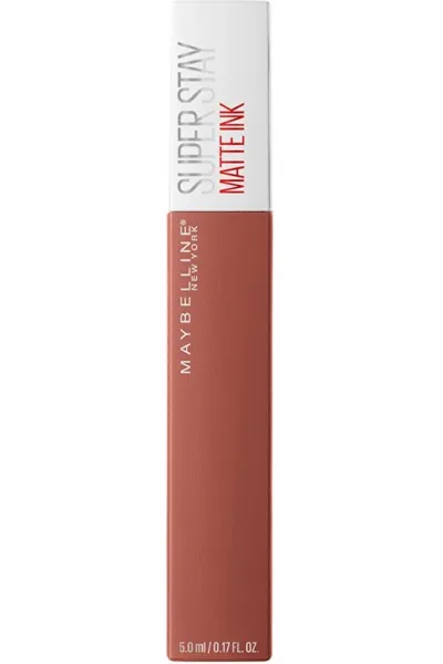  تصویر 1 : رژ لب مایع مات سوپر استی 70 Amazonian قهوه‌ای روشن با ماندگاری بالا Super Stay Matte Ink Unnude Liquid Lipstick 70 Amazonian میبلین نیویورک Maybelline New York 