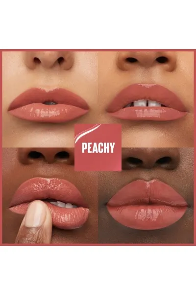  تصویر 2 : رژ لب مایع سوپر استی وینیل اینک 15 Peachy  رنگ هلویی ماندگار Super Stay Vinyl Ink Liquid Lipstick 15 Peachy میبلین نیویورک Maybelline New York 
