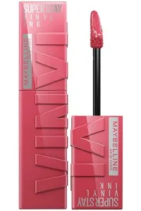 رژ-لب-مایع-سوپر-استی-وینیل-اینک-160-Sultry -صورتی-ماندگار-و-براق-Super-Stay-Vinyl-Ink-Liquid-Lipstick-160-Sultry-میبلین-نیویورک-Maybelline-New-York