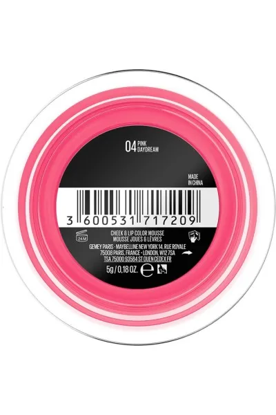  تصویر 9 : رژگونه فومی مات Cloudtopia 04 Pink Daydream  رنگ صورتی ملایم Cloudtopia Foam Matte Blush 04 Pink Daydream میبلین نیویورک Maybelline New York 