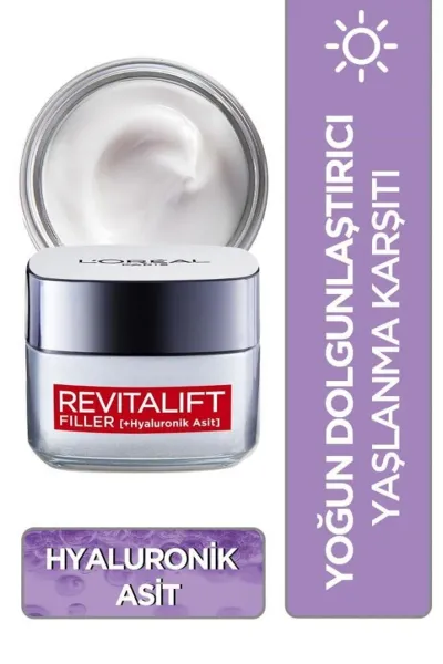 خرید و قیمت کرم روز فیلر هیالورونیک اسید L'Oreal Paris  لورال پاریس اصل