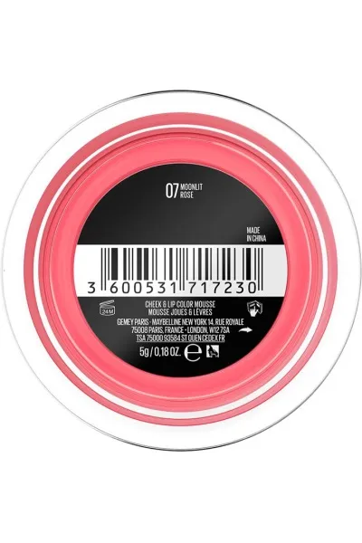  تصویر 9 : رژگونه فومی مات کلادتوپیا با بافت موس 07 Moonlit Rose  رنگ رز ملایم Cloudtopia Foam Matte Blush 07 Moonlit Rose میبلین نیویورک Maybelline New York 