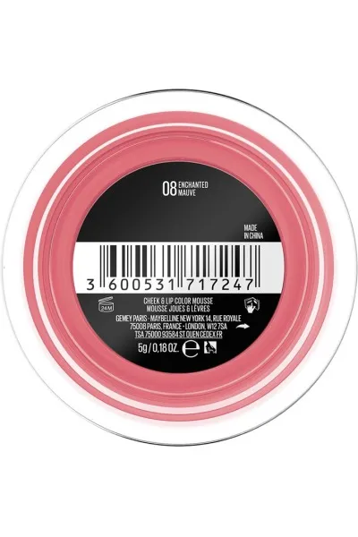  تصویر 9 : رژگونه فومی مات کلادتوپیا 08 Enchanted Mauve رنگ هلویی طبیعی Cloudtopia Foam Matte Blush 08 Enchanted Mauve میبلین نیویورک Maybelline New York 
