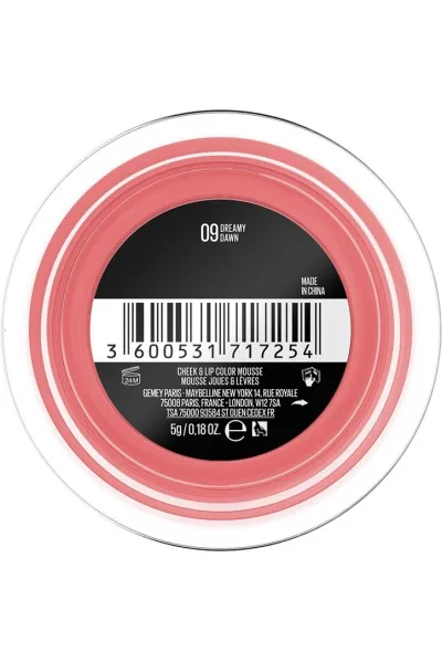  تصویر 9 : رژگونه فومی مات کلادتوپیا 09 Dreamy Dawn رنگ هلویی با جلوه طبیعی Cloudtopia Foam Matte Blush 09 Dreamy Dawn میبلین نیویورک Maybelline New York 