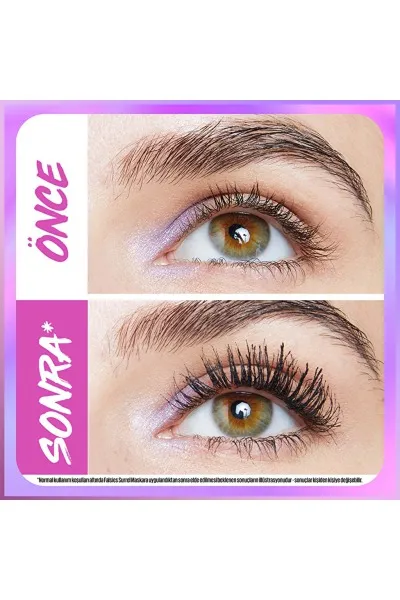  تصویر 3 : ریمل فالسز سورئال Black مشکی؛ حجم‌دهنده و بلندکننده مژه Falsies Surreal Mascara Black میبلین نیویورک Maybelline New York 