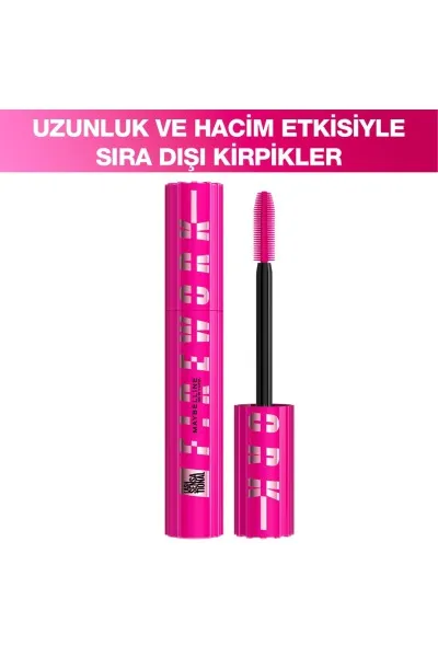  تصویر 1 : ریمل لش سنسیشنال فایروورک Black مشکی با جلوه‌ای پرپشت و بلندکننده Lash Sensational Firework Mascara Black میبلین نیویورک Maybelline New York 