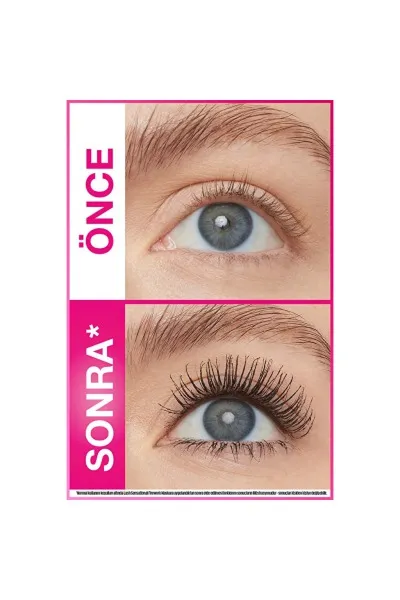  تصویر 3 : ریمل لش سنسیشنال فایروورک Black مشکی با جلوه‌ای پرپشت و بلندکننده Lash Sensational Firework Mascara Black میبلین نیویورک Maybelline New York 