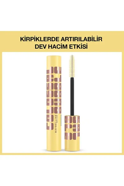  تصویر 2 : ریمل کلوسال بابل Black مشکی حجم‌دهنده برای مژه‌هایی پر و چشمگیر Colossal Bubble Mascara Black میبلین نیویورک Maybelline New York 