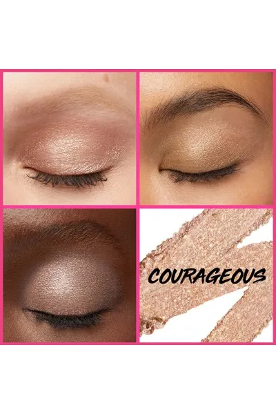  تصویر 2 : سایه ژلی کالر تتو Courageous رنگ بژ روشن ماندگار برای آرایش چشم Color Tattoo Gel Eyeshadow Courageous میبلین نیویورک Maybelline New York 