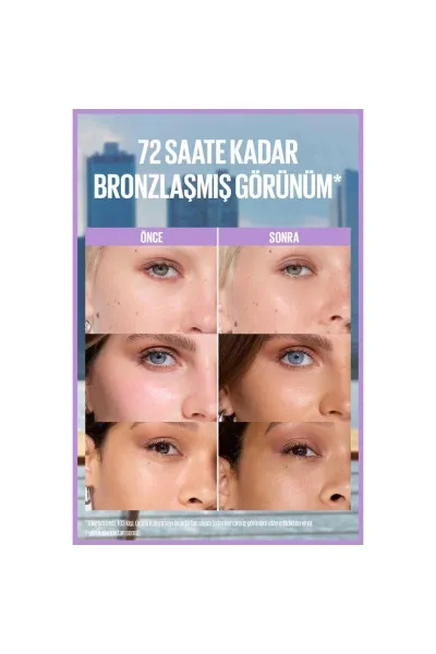  تصویر 2 : قطره برنزر سامر شات ۳۰ میلی‌لیتر با ماندگاری طولانی و جلوه طبیعی Summer Shot Longwear Bronzing Drops میبلین نیویورک Maybelline New York 