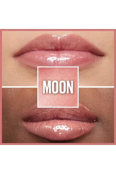  تصویر 4 : لیپ گلاس آبرسان 003 Moon رنگ صورتی روشن با درخشش طبیعی و ظاهر حجیم لب Lifter Gloss Moisturizing Lip Gloss 003 Moon میبلین نیویورک Maybelline New York 