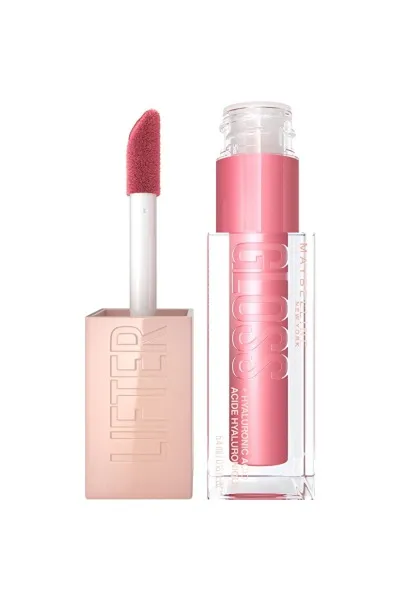  تصویر 1 : لیپ گلاس آبرسان Lifter Gloss 005 Petal صورتی لطیف و درخشان Lifter Gloss Moisturizing Lip Gloss 005 Petal میبلین نیویورک Maybelline New York 