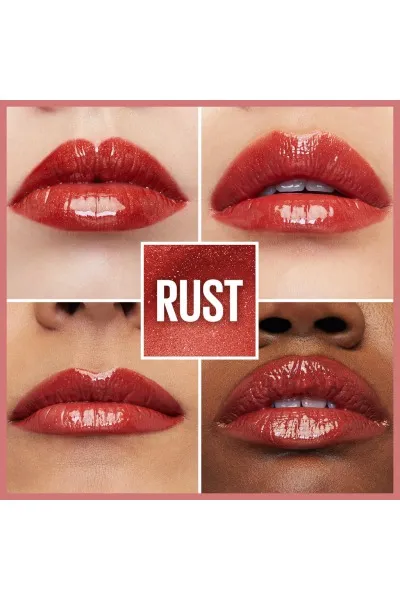  تصویر 1 : لیپ گلاس آبرسان Lifter Gloss رنگ مسی روشن Rust 016 با جلوه درخشان Lifter Gloss Moisturizing Lip Gloss 016 Rust میبلین نیویورک Maybelline New York 