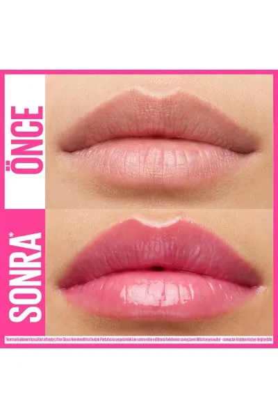  تصویر 2 : لیپ گلاس آبرسان لیفتر گلاس 025 Taffy  صورتی براق با جلوه مرطوب لب Lifter Gloss Moisturizing Lip Gloss 025 Taffy میبلین نیویورک Maybelline New York 