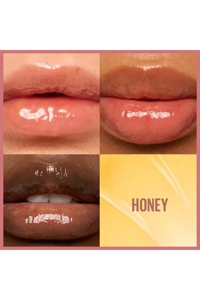  تصویر 3 : لیپ گلاس آبرسان Lifter Gloss 26 Honey  رنگ عسلی با جلوه براق Lifter Gloss Honey Moisturizing Lip Gloss 26 Honey میبلین نیویورک Maybelline New York 