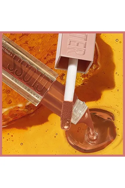  تصویر 6 : لیپ گلاس آبرسان Lifter Gloss 26 Honey  رنگ عسلی با جلوه براق Lifter Gloss Honey Moisturizing Lip Gloss 26 Honey میبلین نیویورک Maybelline New York 