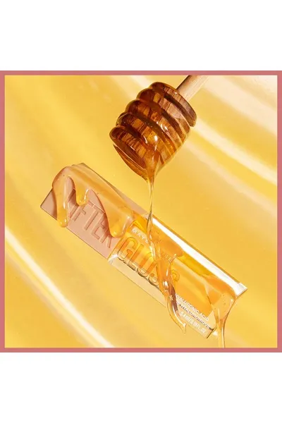  تصویر 5 : لیپ گلاس آبرسان Lifter Gloss هانی شماره ۲۸ Maple قهوه‌ای روشن Lifter Gloss Honey Moisturizing Lip Gloss 28 Maple میبلین نیویورک Maybelline New York 