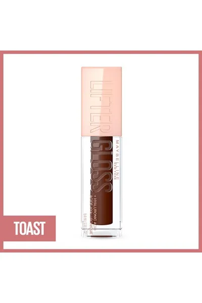  تصویر 2 : لیپ گلاس آبرسان Lifter Gloss شید 29 Toast  رنگ برنزه درخشان Lifter Gloss Honey Moisturizing Lip Gloss 29 Toast میبلین نیویورک Maybelline New York 