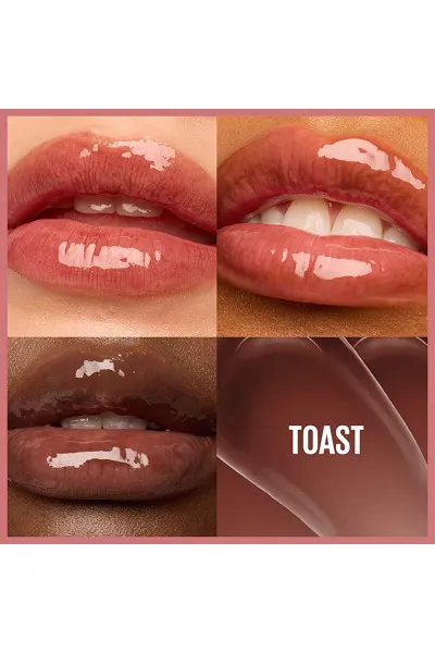  تصویر 3 : لیپ گلاس آبرسان Lifter Gloss شید 29 Toast  رنگ برنزه درخشان Lifter Gloss Honey Moisturizing Lip Gloss 29 Toast میبلین نیویورک Maybelline New York 