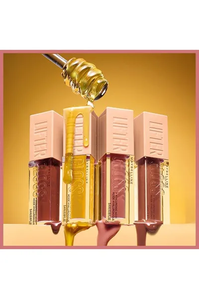  تصویر 4 : لیپ گلاس آبرسان Lifter Gloss شید 29 Toast  رنگ برنزه درخشان Lifter Gloss Honey Moisturizing Lip Gloss 29 Toast میبلین نیویورک Maybelline New York 