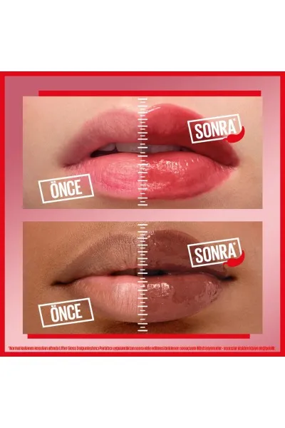  تصویر 2 : لیپ گلاس حجم‌دهنده Lifter Plump شماره 005 Peach Fever رنگ هلویی Lifter Plump Lip Gloss 005 Peach Fever میبلین نیویورک Maybelline New York 