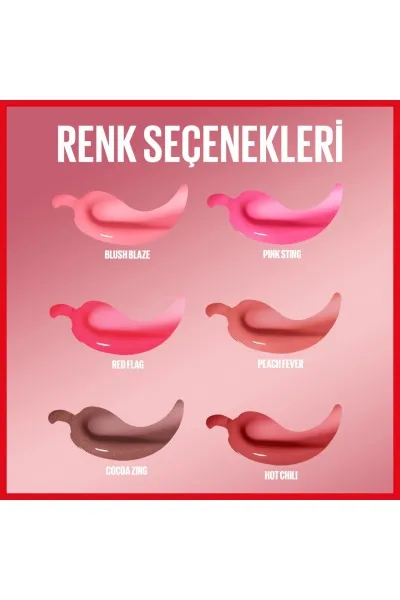  تصویر 8 : لیپ گلاس حجم‌دهنده 007 Coca Zing رنگ قهوه‌ای شکلاتی براق Lifter Plump Lip Gloss 007 Coca Zing میبلین نیویورک Maybelline New York 
