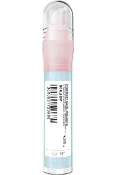  تصویر 2 : لیپ‌گلاس ژلی آبرسان و اکسترا براق 002 Blue Boba  رنگ آبی Lifter Gel Extra Shine Moisturizing Lip Gloss 002 Blue Boba میبلین نیویورک Maybelline New York 