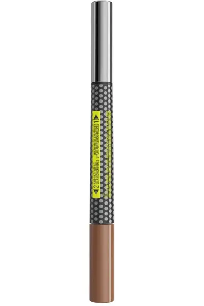  تصویر 5 : مداد ابرو دو سر براو اینسرت 02 Soft Brown قهوه‌ای روشن طبیعی Brow Insert Dual Ended Brow Pencil 02 Soft Brown میبلین نیویورک Maybelline New York 