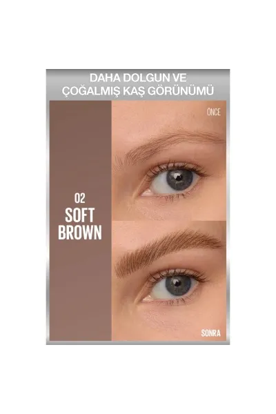  تصویر 7 : مداد ابرو دو سر براو اینسرت 02 Soft Brown قهوه‌ای روشن طبیعی Brow Insert Dual Ended Brow Pencil 02 Soft Brown میبلین نیویورک Maybelline New York 