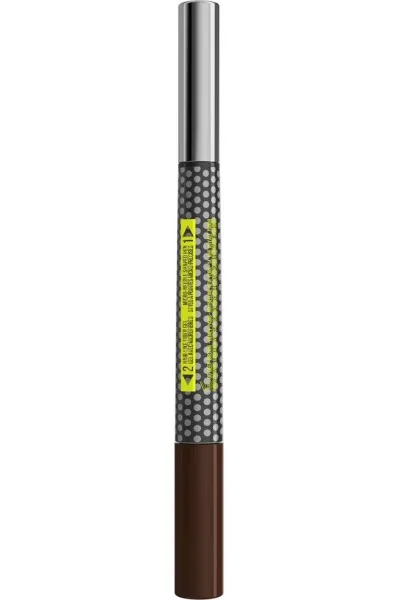  تصویر 1 : مداد ابرو دو سر براو اینسرت 05 Deep Brown رنگ قهوه‌ای طبیعی Brow Insert Dual Ended Brow Pencil 05 Deep Brown میبلین نیویورک Maybelline New York 