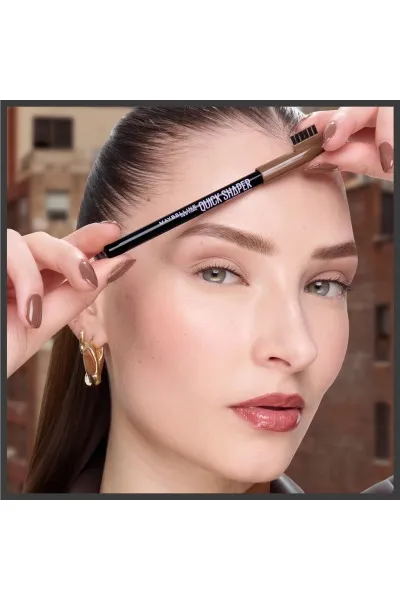  تصویر 3 : مداد ابرو کوئیک شیپر 04 Medium Brown قهوه‌ای متوسط با فرم‌دهی سریع Quick Shaper Brow Shaping Pencil 04 Medium Brown میبلین نیویورک Maybelline New York 