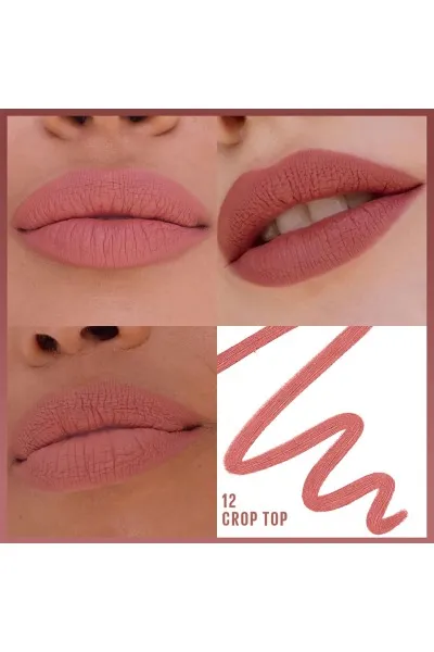  تصویر 2 : مداد لب لیفتر لاینر 012 Crop Top  صورتی؛ فرم‌دهی دقیق لب Lifter Liner Lip Pencil 012 Crop Top میبلین نیویورک Maybelline New York 