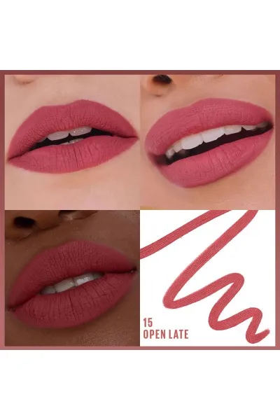  تصویر 2 : مداد لب لیفتر لاینر 015 Open Late قرمز برای فرم‌دهی دقیق و ماندگار لب Lifter Liner Lip Pencil 015 Open Late میبلین نیویورک Maybelline New York 